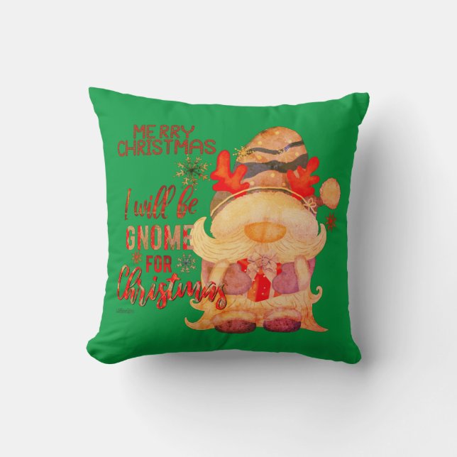 ALMOFADA EU VOU SER NOME PARA O NATAL. (Frente)