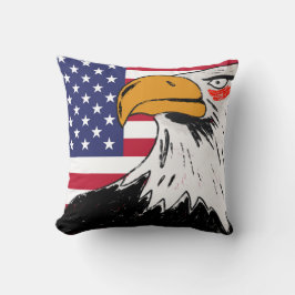 Almofada EUA Desenho de uma águia