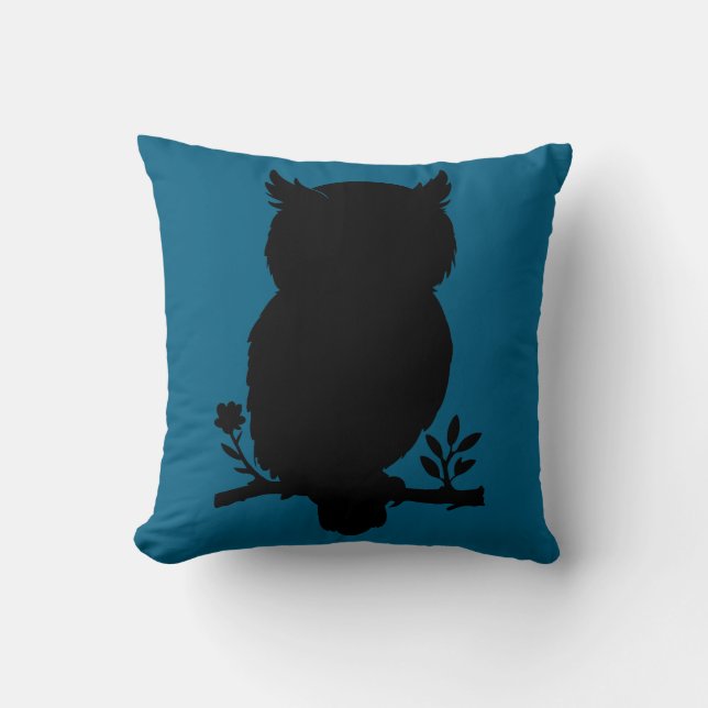 Almofada Eule - Scherenschnitt (Frente)