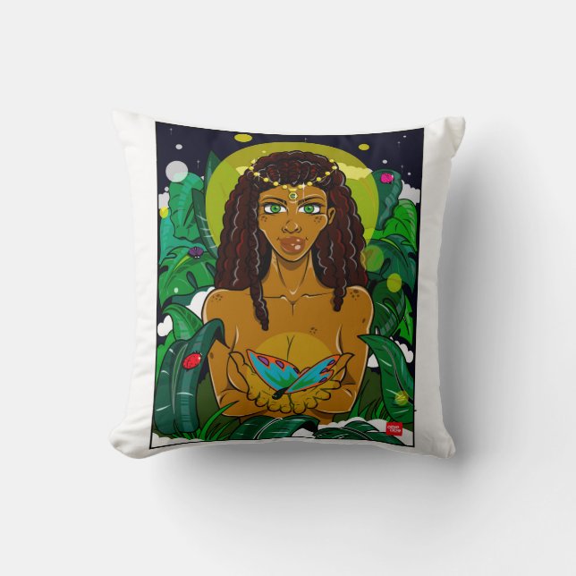 Almofada EVE NO Travesseiro decorativo DO JARDIM (Frente)