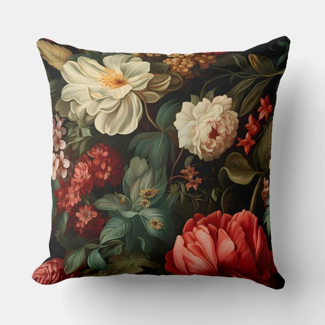 Almofada Everglow Noel Florals Botânico (Frente)