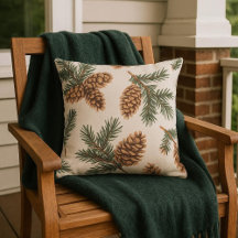 Evergreen and Pinecone Porch / Patio