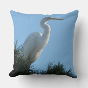Almofada Excelente Egret em Sunny Florida