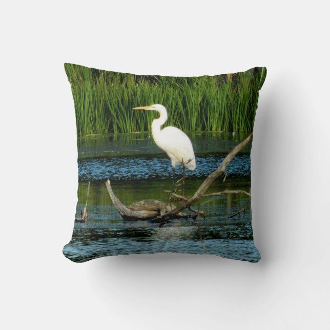 Almofada Excelente Egret Travesseiro (Frente)