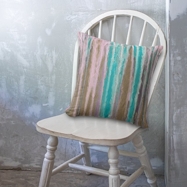 Almofada Execução de cor do Fosco abstrato (Criador carregado)