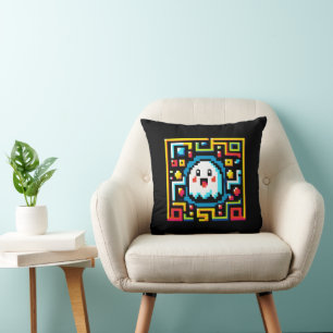 Almofada Executador de Maze Retroativo: Pixel Ghost