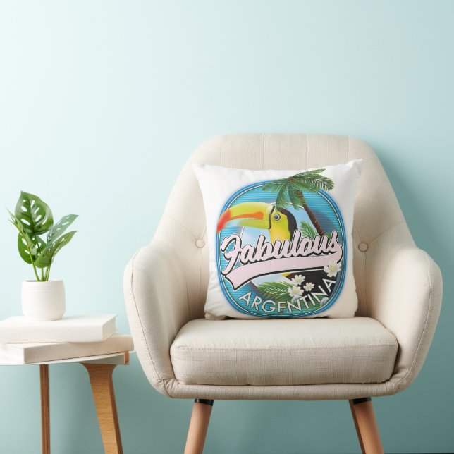 Almofada explorar logotipo fabuloso da Argentina (Cadeira)