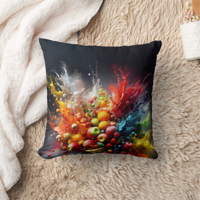 Almofada explosão de fruta (Cobertor)