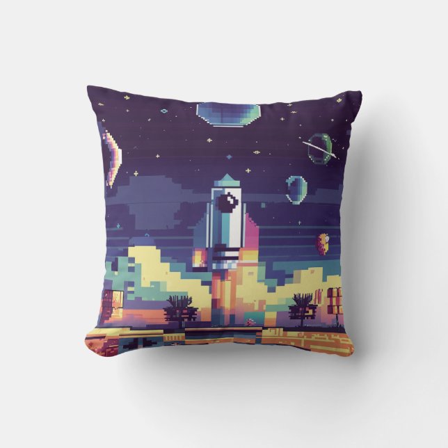 Almofada Explosão do foguete (Frente)