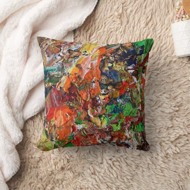 Almofada Expressive Paint Stroke from Artist Palette (Cobertor)