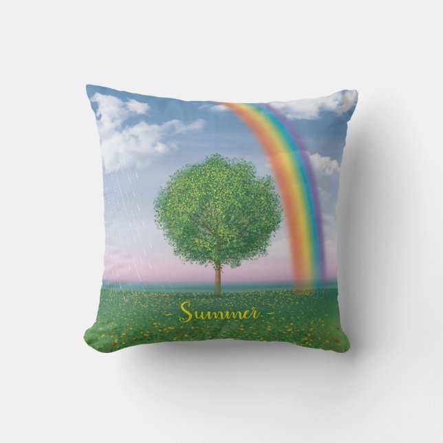 Almofada exterior 41 cm 4 estações VERÃO (Frente)