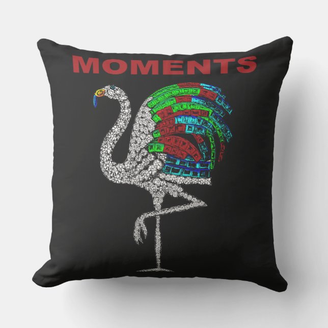 Almofada externa jumbo Flamingo Momentos (Frente)