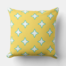 Almofada Extra decorativo amarelo branco azul padrão fofo
