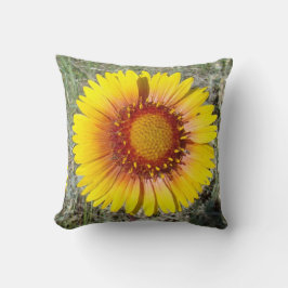 Almofada F17b Flor Amarela Selvagem Gaillardia