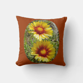 Almofada F25w Flores Amarelas Gaillardia