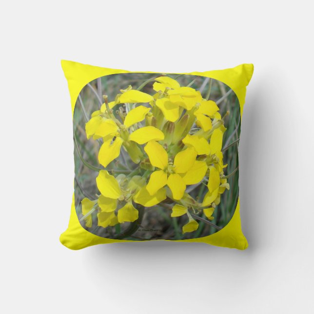 Almofada F33w Flores Amarelas (Frente)