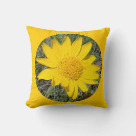Almofada F34w Flor Amarela Selvagem Sneezeweed