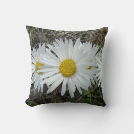 Almofada F42 Flores Silvestres Brancas Aster Suave