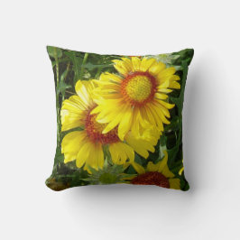 Almofada F6 Flores Silvestres Amarelas Gaillardia