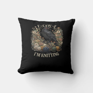 Almofada F-Caw-F Estou Tricotando Casual Criativo