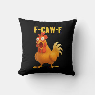 Almofada F Caw F Galinha Engraçada Meme Estilo Moderno Tend