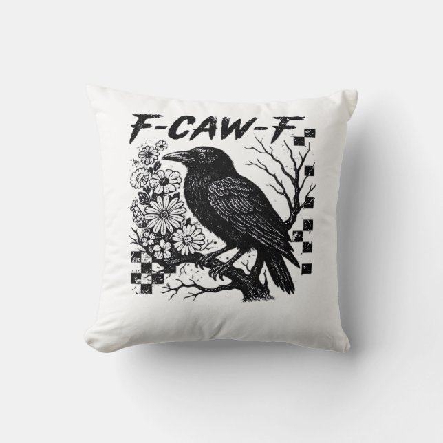Almofada F-Caw-F Halloween Bird (Frente)