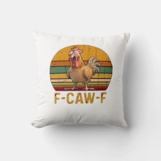 Almofada F-Caw-F Humor de Frango Essencial Minimal Limpo