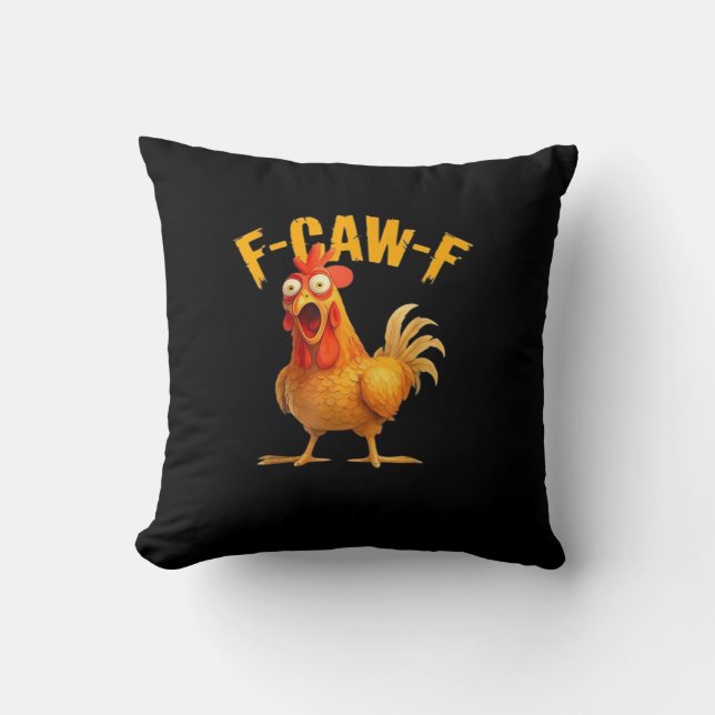 Almofada F-Caw-F Retro Clássico (Frente)