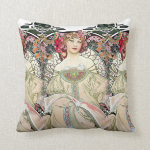 Almofada F. Champenois Imprimeur-Éditeur por Alfons Mucha