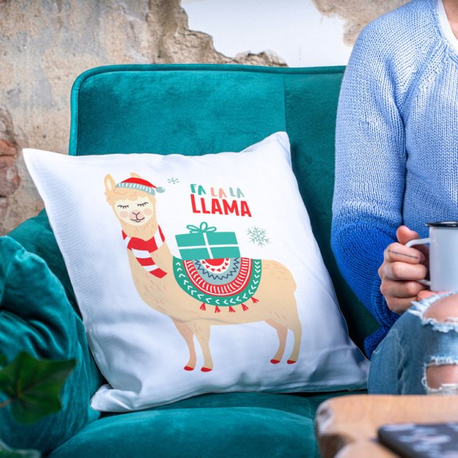 Almofada Fa La Llama | Natal (Criador carregado)