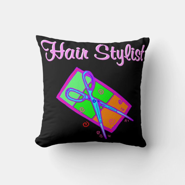 ALMOFADA FABULOSA HAIR STYLIST HAIR CUT DESIGN (Frente)