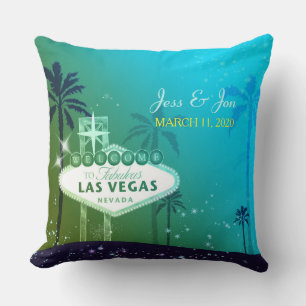 Almofada Fabuloso Casal de Casamento de Las Vegas Keepsasae