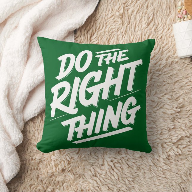 Almofada Faça a coisa certa 1 (Cobertor)