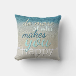 Almofada Faça mais do que te faz uma citação feliz