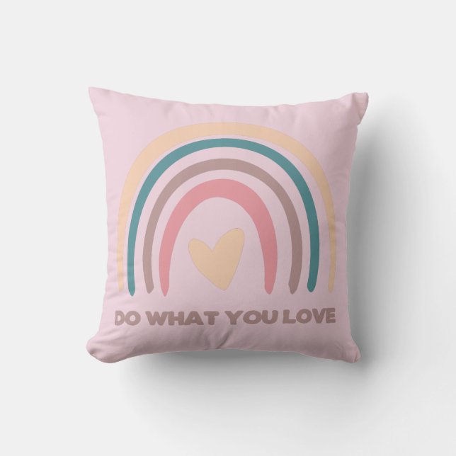 Almofada Faça o que você ama (Frente)