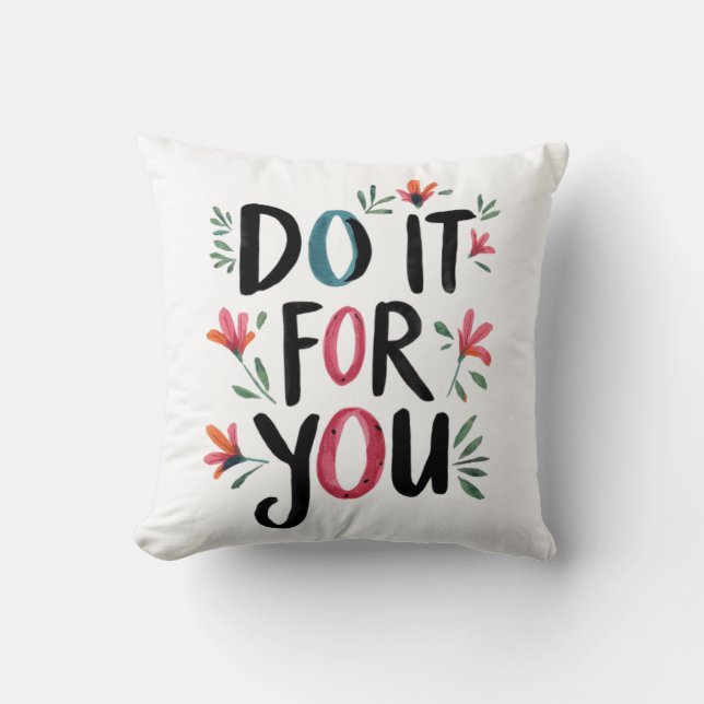Almofada Faça Por Você (Frente)