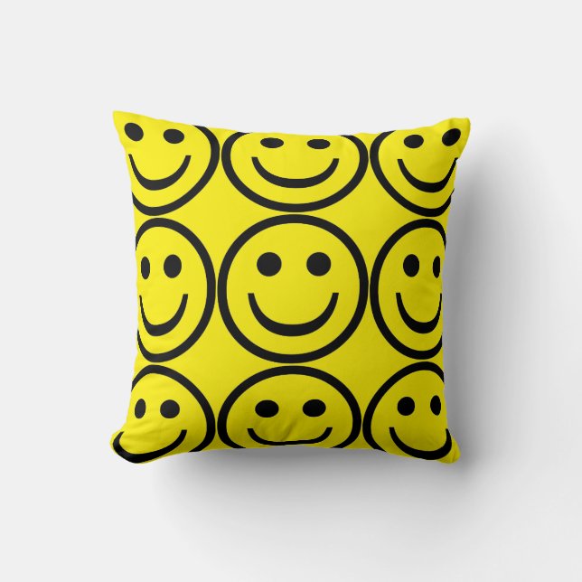Almofada Face amarela (Frente)