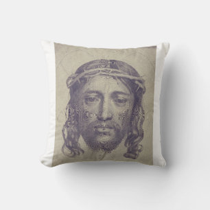 Almofada Face de Cristo no Véu de Santa Verônica Sagrada Fa