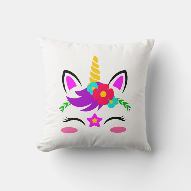 Almofada Face Unicorn (Frente)