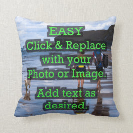 Almofada Fácil clique e substitua a imagem para Criar a sua