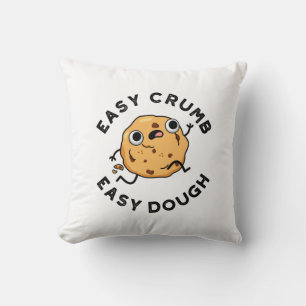 Almofada Fácil Crumb Fácil Dough Engraçado Cookie Pun