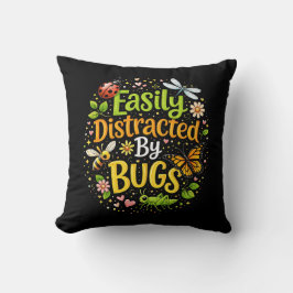Almofada Facilmente Distraído por Bugs