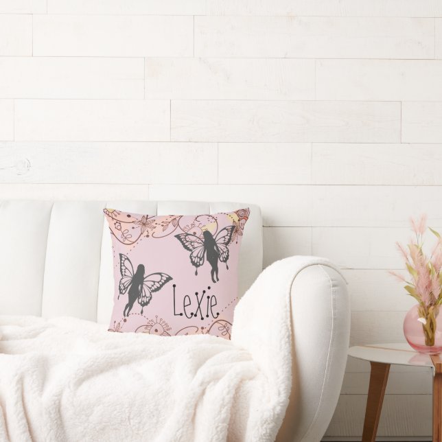 Almofada Fadas de Fantasia Floral Personalizadas (Sofá)