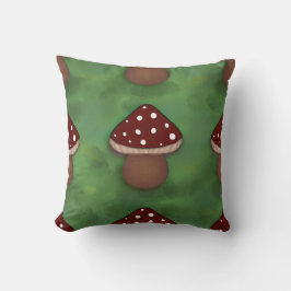 Almofada Fairy Mushroom Cushion - green and red  
