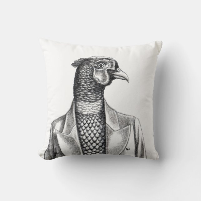 Almofada Faisão em Jaqueta Inteligente (Neve) (Frente)