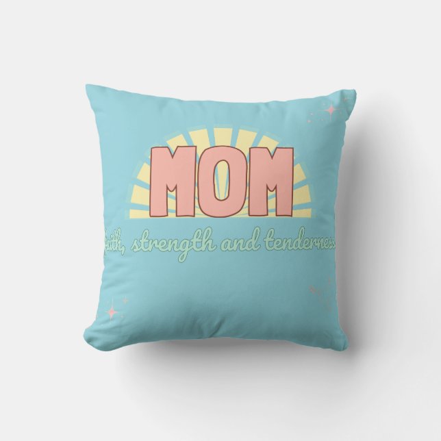 Almofada Faith, Strength & Tenderness pillow (Frente)