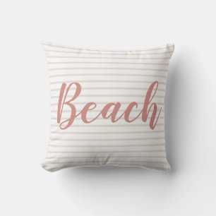 Almofada Faixa Náutica Beige Beach House