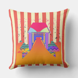 Almofada Faixa Vermelha Residencial