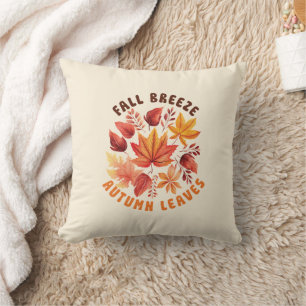 Almofada Fall Breeze, Autumn Leaves - Folhagem Whimsical Fa