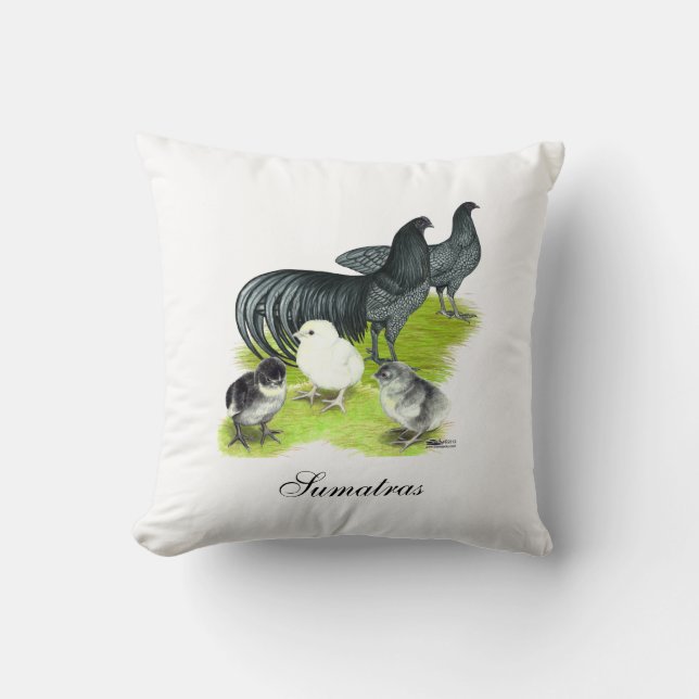 Almofada Família Blue Sumatra (Frente)